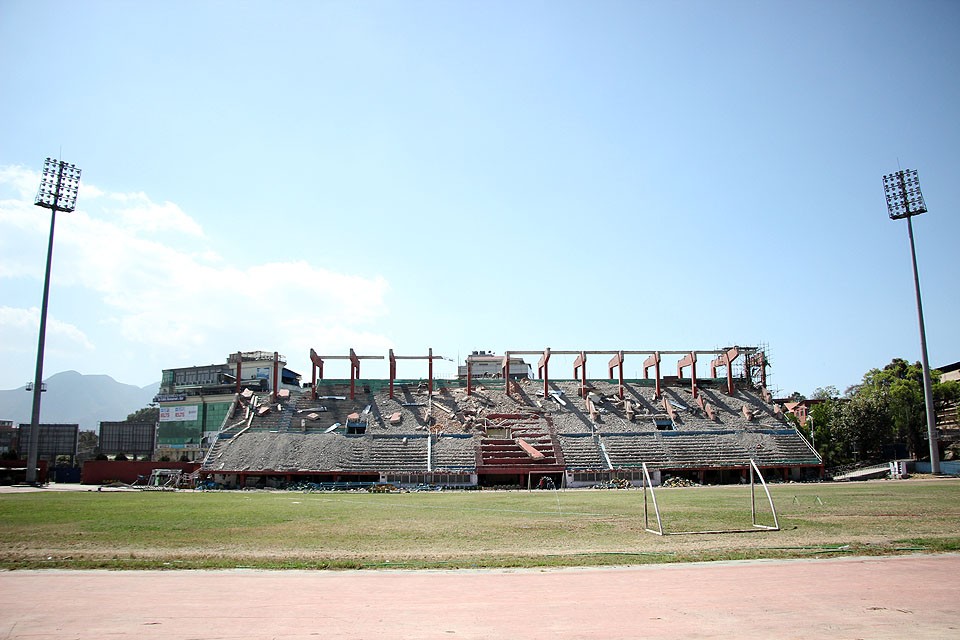 Dasharath Stadium Renovation In A Snail Pace - GN Follow Up