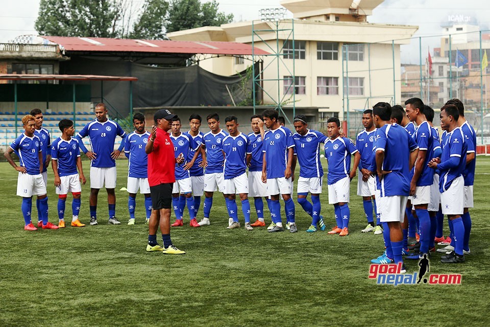Nepal National Team's Training For Asian Games & SAFF Championship In Full Swing