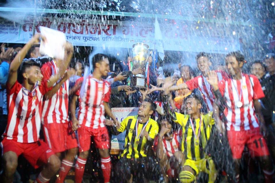 Red Star FC Wins Title Of 3rd Pathivara Gold Cup
