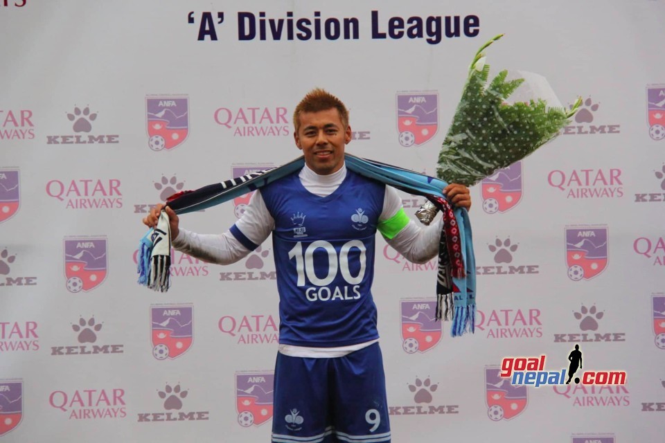 Santosh Sahukhala Becomes First To Score 100th League Goal