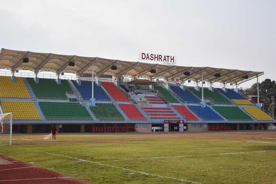 ANFA Starts Maitenance Of Dasharath Stadium Grounds For FIFA WC QFs