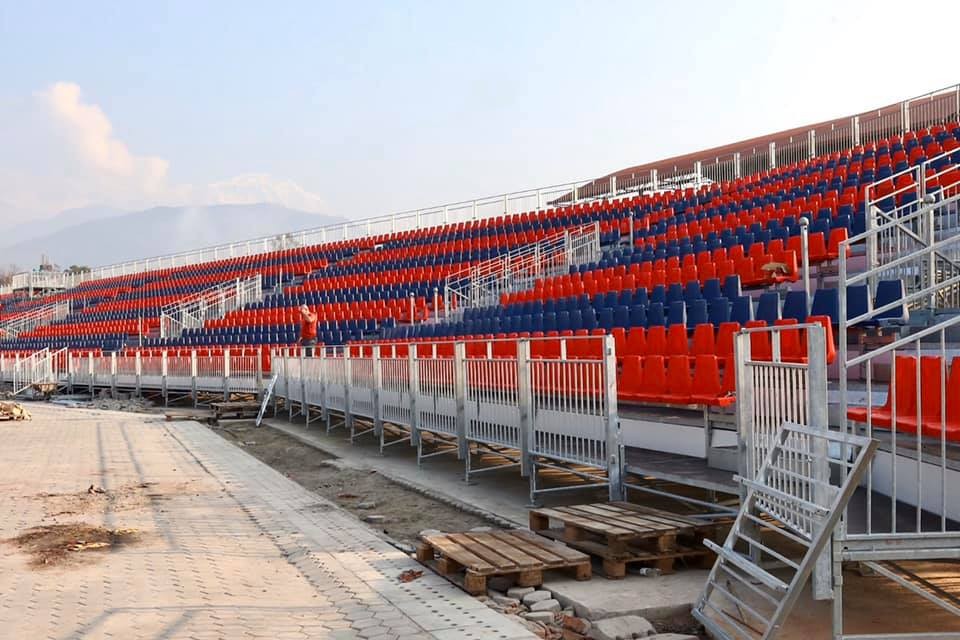 Latest Update From Under Construction Pokhara Stadium - VIDEO