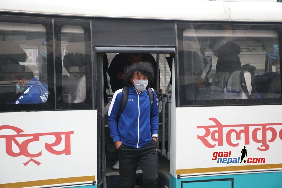 Nepal National Team Training At Pokhara Stadium